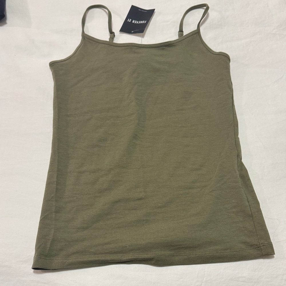 Forever 21 Olive Camisole Top